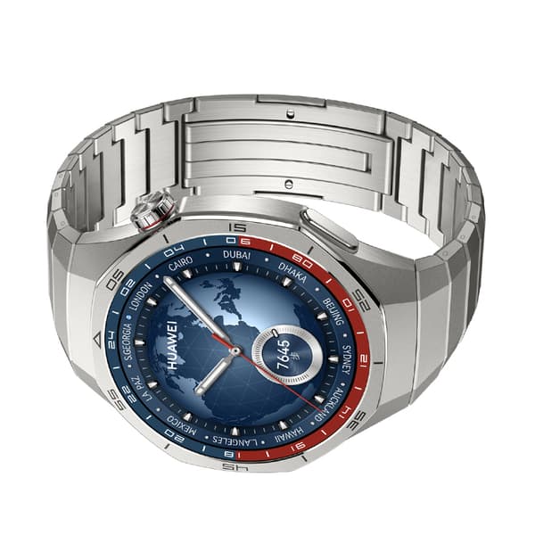 Titanium Klockarmband för Huawei GT5 Pro Silver Silver