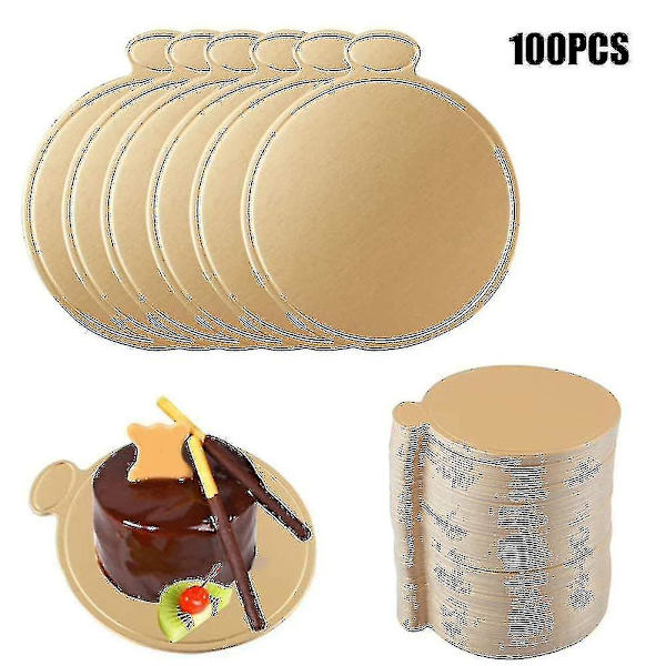Mini pahviset kakkupohjat 100 kpl En kakkupohjat Kakkulautaset Jälkiruokalautaset Jd5