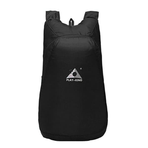 Kompakti kokoontaitettava vedenpitävä reppu Musta Black one size