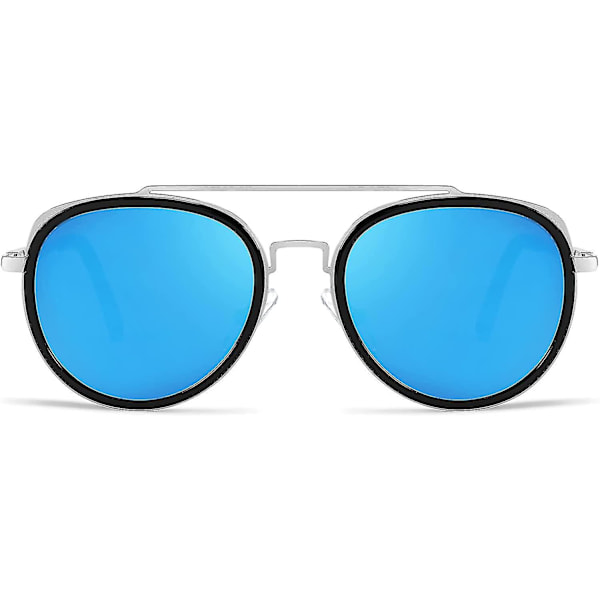 Retro Steam Punk Aurinkolasit Pyöreät Steampunk Kaksoissilta Aviator Lasit Naisille Miehille B2822