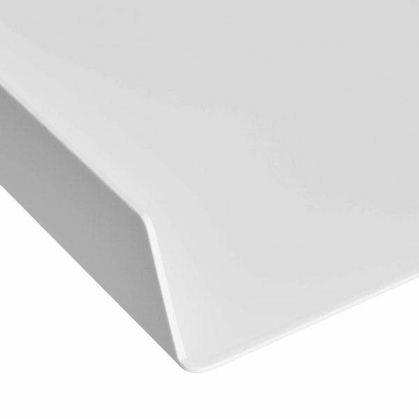 Rektangulär plastbrevsamlare, 2-pack