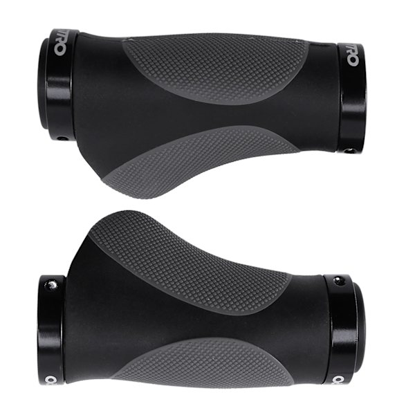 2x Pyörän ohjaustangon kahvat Ergonomiset polkupyörän ohjaustangon kahvat 22,2 mm Pyörän lyhyet ohjaustangon kahvat Bmx:lle