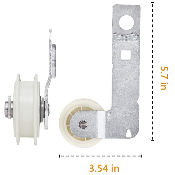 Tørketrommel Idler Pulley Med Brakett, Erstatningsdel For Kenmore Tørketrommel