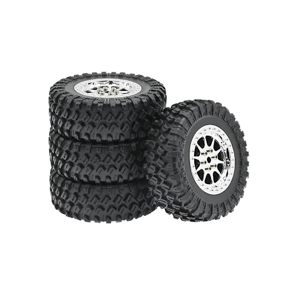 För Mn 1/12 Mn90 91 99 99s Klätterbil Uppgradering Delar Clip In-däck Bomullsdäck Modifiering,svart+s