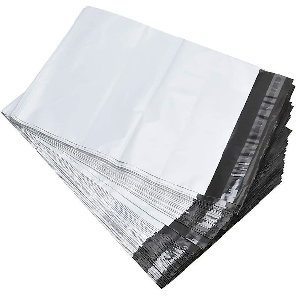 Forsendelsesposer - 10'x13'(254330mm) - 100 stk. Acsergery Forsendelse Poly Postale Self Seal Poser - Kuvert Gave