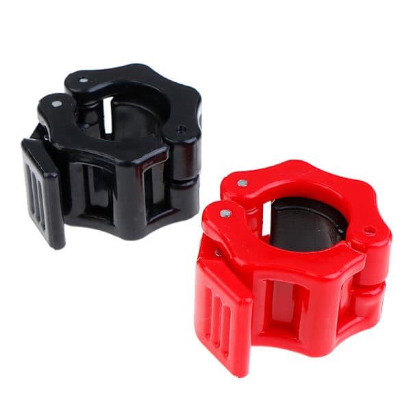 25MM Dumbbell Barbell Clamps Lock Buckle Training Equipment Black Black
