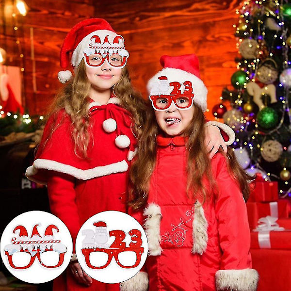 Nyttårsbriller, festpynt, julebriller, Navidad, nyttårsgave til barn
