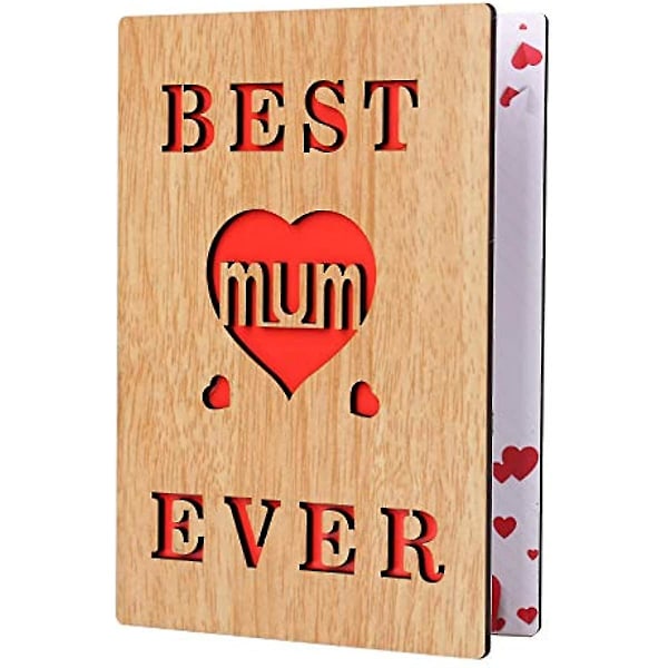 Mamma Bursdagskort - Morsdagskort - Beste Mamma Noensinne Tretre-kort Mamma Hilsningskort Til Mor Gavekort