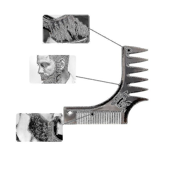 Slicked-back Professional Styling Comb Anti Static Hair Brush For Men7