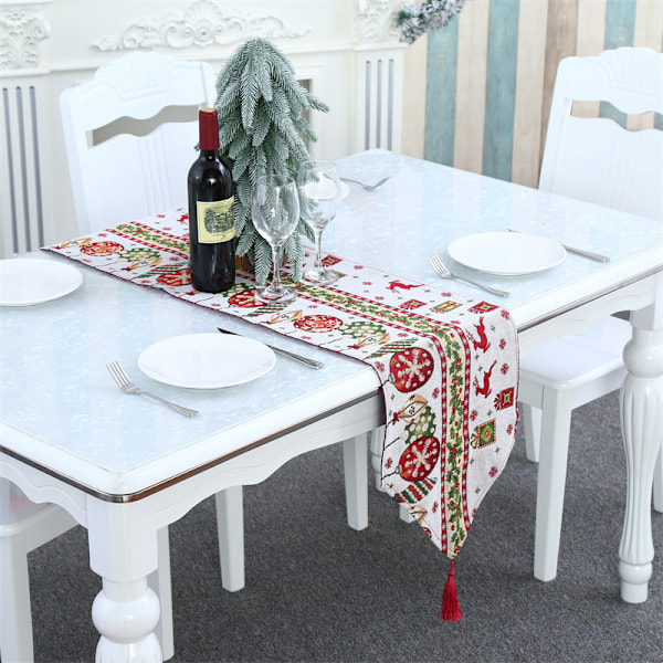 2 st Jultema Julbord Dukskydd för Nyår Familjemiddag Hemkök Fest