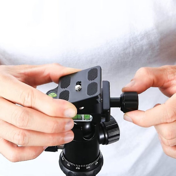 50mm Snabbfäste, för stativ, Standardstativ Kulhuvud för Fotografering (4st, Svart)