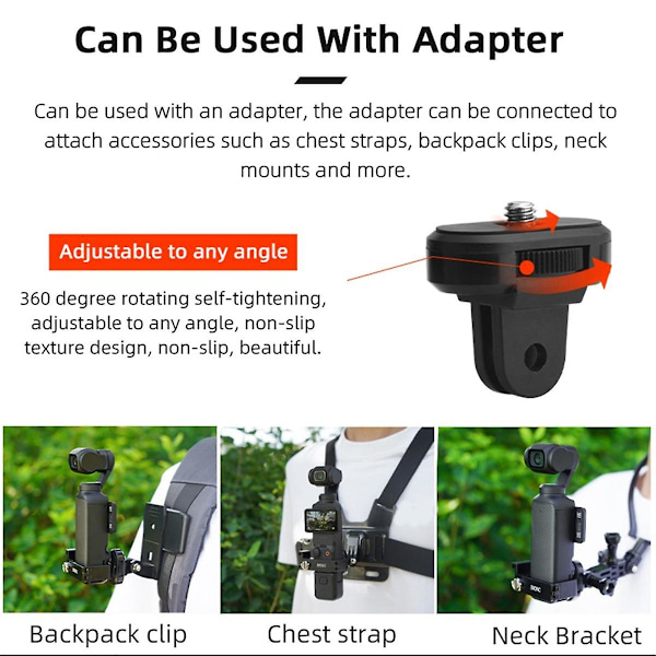 Kameramonteringsadapter för 3 kameror Expanderande adapter Expansionsramfäste
