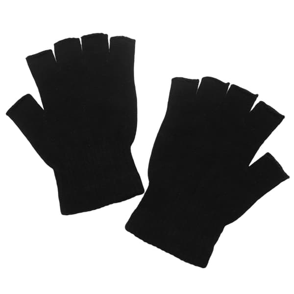 Fingerløse Handsker Unisex Varme Elastiske Vanter til Mænd og Kvinder