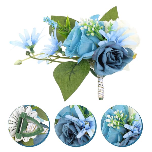 Bröllopsfest Corsage Brosch Blom Delikat Brosch Blom Dekor Corsage