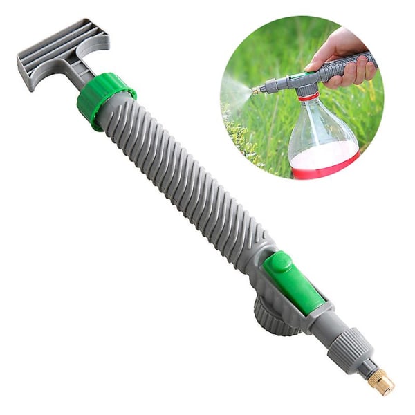 Manual High Pressure Sprayer Watering Suit For Drink Bottle Adjustable Spray Nozzle