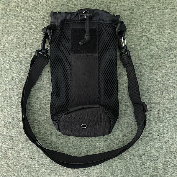 Taktisk vattenflaskepåse Militär Mesh Kettle Holder Bag Midjeväska Utomhus Jakt Vandring Fiske Kettle Carry Bag