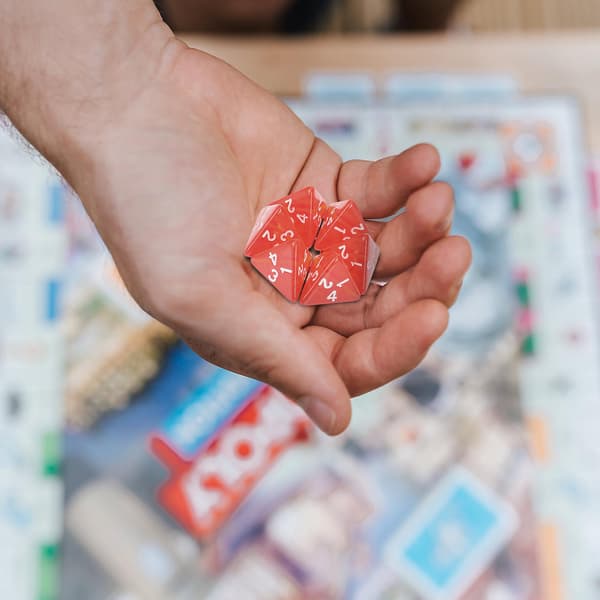 60 stk. Flersidet terninger Polyhedral terningesæt D4 D&D TRPG kopspil (rød)