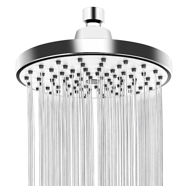 Shower Head 6 Inch Anti-leak Anti-clog Fixed Rain Showerhead Rainfall Spray Relaxation And Spa For