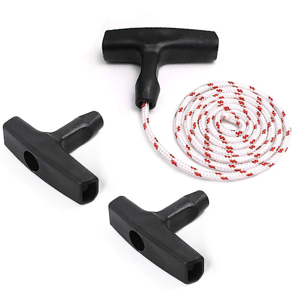 Starter Handle Lawn Mower Recoil Starter Rope With 3 Pieces Starter Handle Cord Mower Accessories