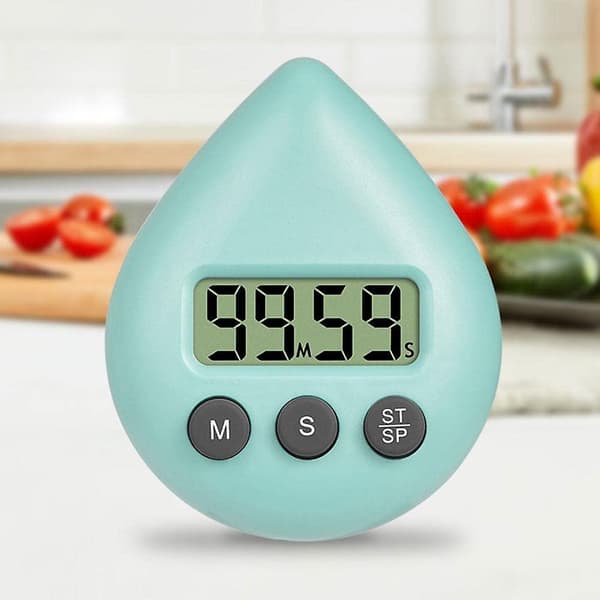 Digital duschklocka med timer, vattentät timer med alarm och sugkopp Grön Green