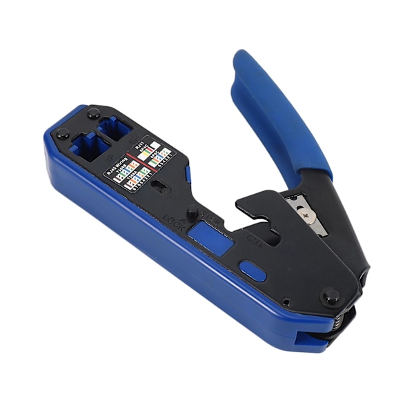 Rj45-verktøy Nettverkskrimper Rj45-krimpverktøy Stripper Cutter for Rj45 Cat6 Cat5e Cat5 Rj11 Rj12 Con