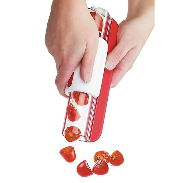 Fruktdelare, druv-/körsbärs-/liten tomatdelare, fruktkakdekorationsköksredskap matlagningsverktyg