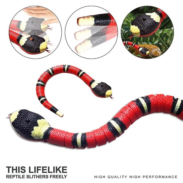 Smart Sensing Snake Cat Toys Electron Interactive Toys Chargi For Cats 8u7y