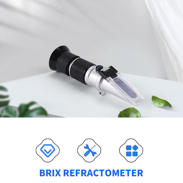 Refraktometer - Refraktometer 0-90% Brix, Sukkernivå