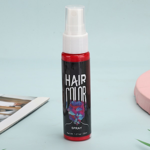 Sevich 30ml Temporär Hårfärg Spray DIY Hårfärgsspray Hårspray Flytande Röd