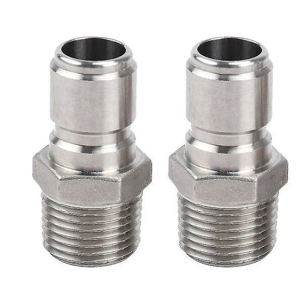 2-pack rostfritt stål hane snabbkoppling FPT 1/2\" koppling hembryggning