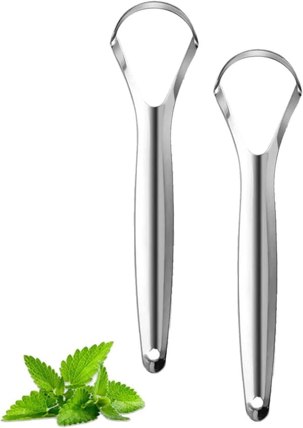 Tungskrapa rostfritt stål 2-pack Silver