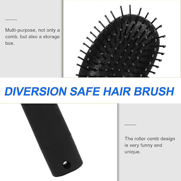 Diversion Safe Hair Brush Comb Security Protection Hair Brush Stash Comb Safe Hidden Stash Secret Container To Hide Cash Mini Key Jewelry For Tr