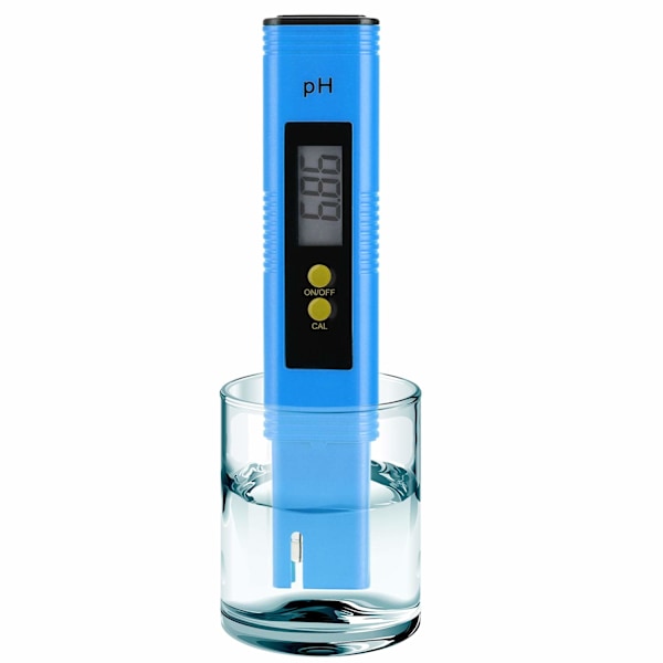 Högprecisions pH-mätare 0.01-14.00, pH-sond 4 i 1 Vatten pH-mätare TDS-mätare Digital vattenkvalitetsmätare, Blå