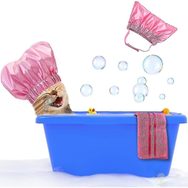 Pet Shower Caps, For Cat Bathing, Waterproof, Ear Protection