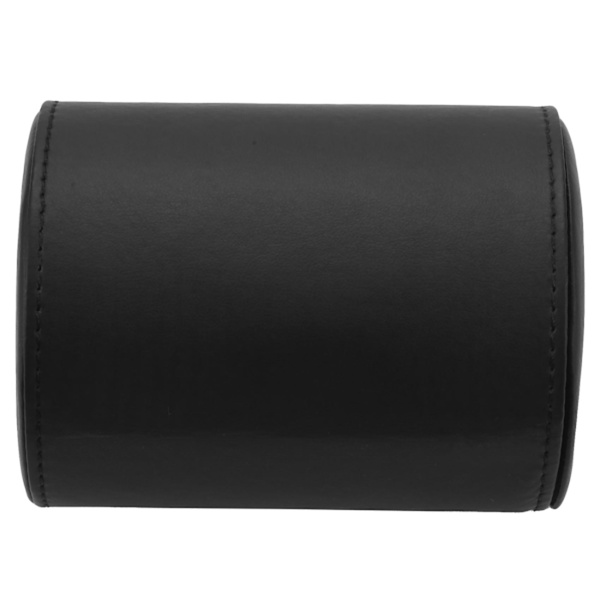 2x Svart Slipshållare Halsband Förvaring Resa Presentask Cylinderform