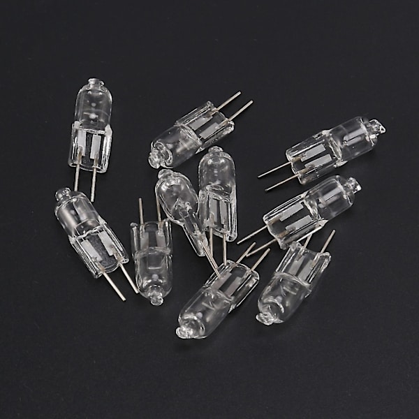 10 x G4 Halogen Pære Lampe Belysning 10w Varm Hvid