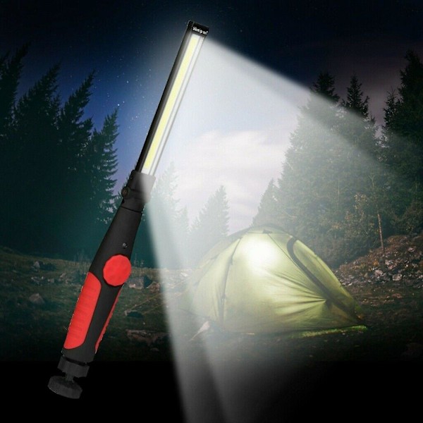 Genopladelig Cob Led Arbejdslys Håndlys Magnetisk Camping Håndlommelygte