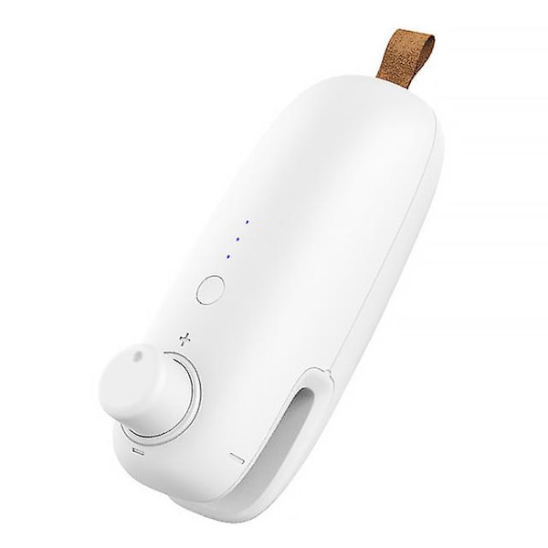 Mini varmeforsegler USB poseforsegler maskin med kutter håndholdt 2 i 1 varme matforsegler klips