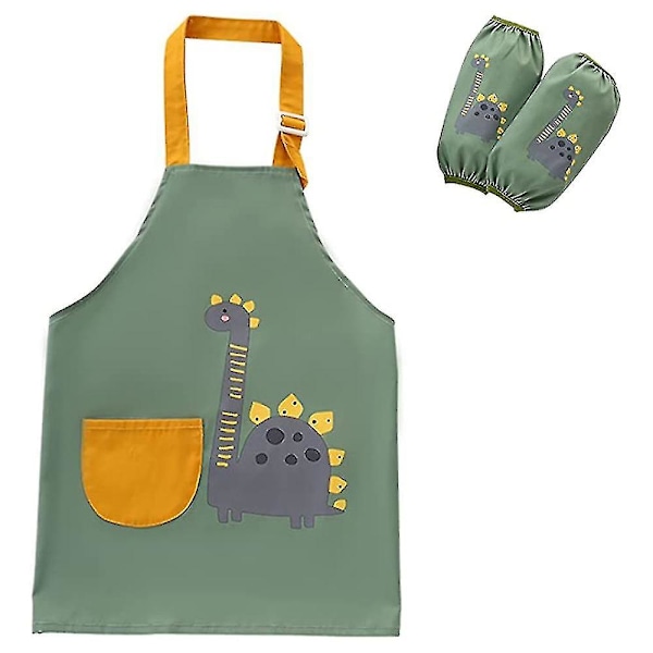 Kids Apron - Waterproof Aprons With Adjustable Strap And Pocket150cm