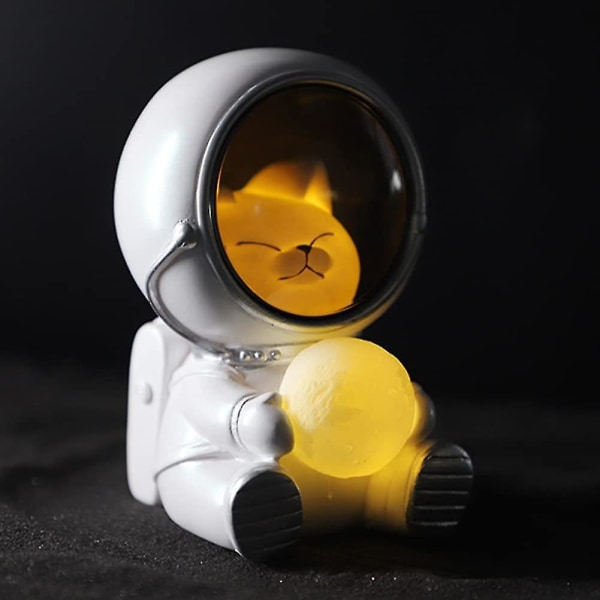Stjernehimmel Astronaut Jord Natlys, Led Natlys Dekoration Soveværelse Lampebjørn