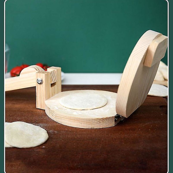 Træ Tortilla Press Dumpling Pizza Dej  Køkken Press Værktøj