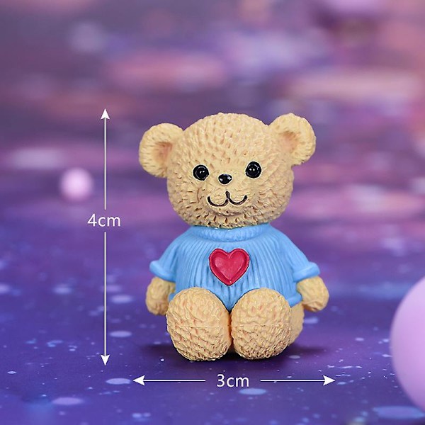 Maisemointi Bonsai Mehikasvi Koriste Teddy Karhu Sarja Rakkaus Karhu Muovi Karhu