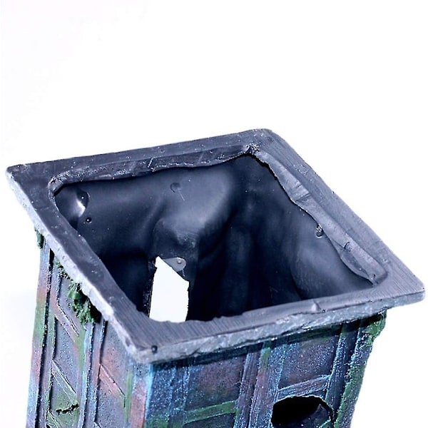 Sentry Fish Tank -koriste Poliisiasema Akvaariokoriste 4,1 x 3,9 x 6,69 tuumaa
