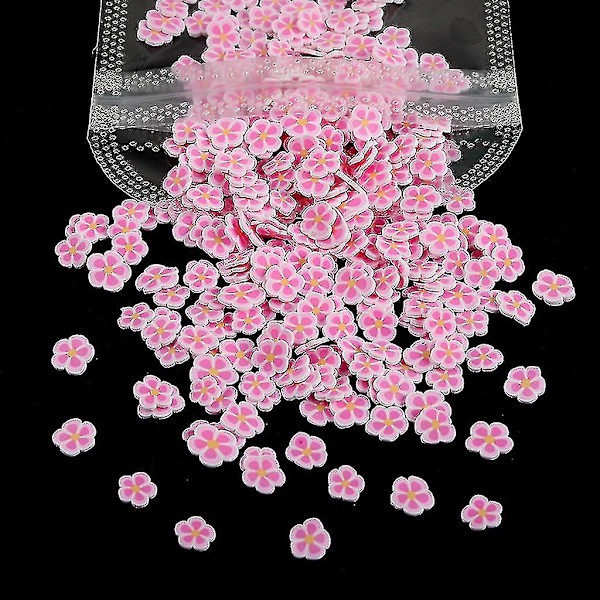 1 pakke blød ler farverig blandet blomst fyldstof til diy uv epoxy harpiks skimmel fyldstoffer smykker fremstilling diy neglekunst dekorationer