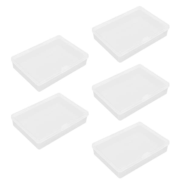 5 stk tomme pokerkortbokser i plast