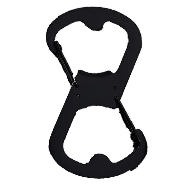 Multifunctional Stainless Steel 8-character Carabiner Beer Opener