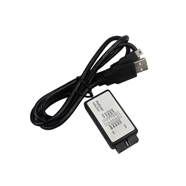 Testkrogklemme Logikanalysator Testmappe Til Jumper Wire Kabel Til Usb 24m 8ch