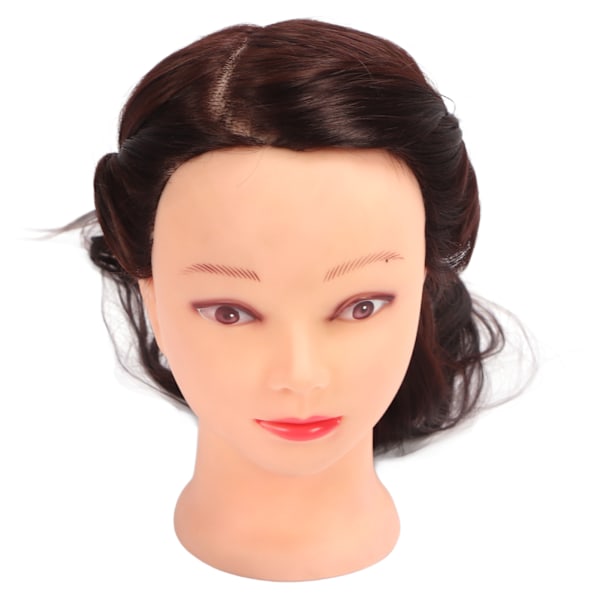 Hårfrisördocka för frisörträning, flätning, styling, med klämma och stativ 1.9