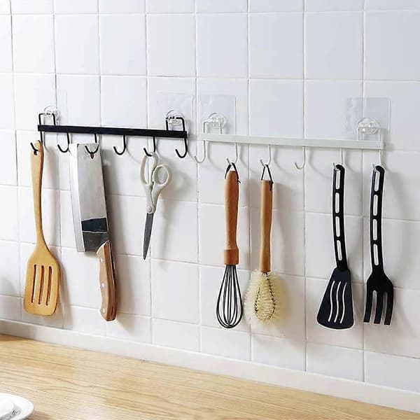 Kroker 6 Kleskroker Rustfritt Stål Kroker Tårn Veggmontering Baderom Veggmontering
