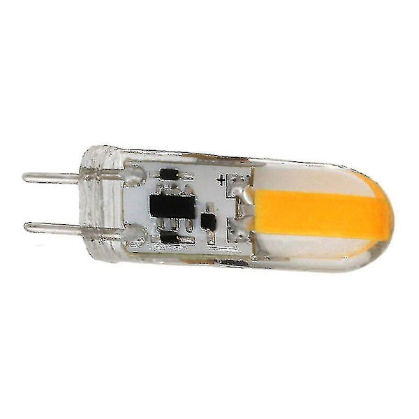 Glödlampa Gy6.35-3w Silikon -cob Ac / Dc12v, Varm Vit - Varm Vit